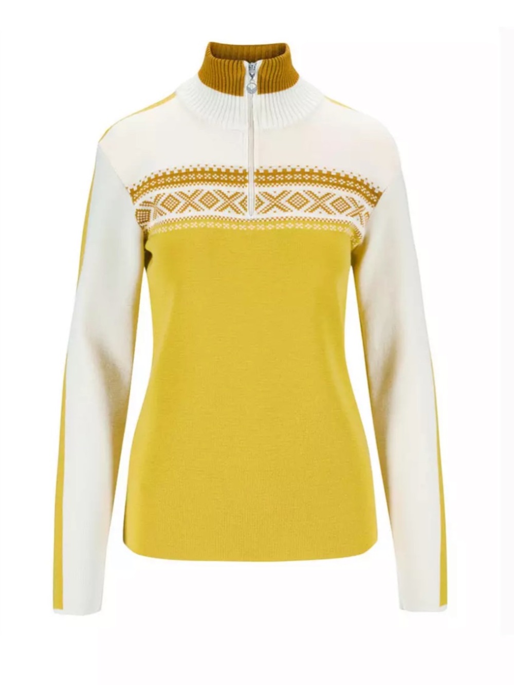 NWT Dale of Norway Women's Dystingen
Sweater, Yellow Sweet Honey, Size M
